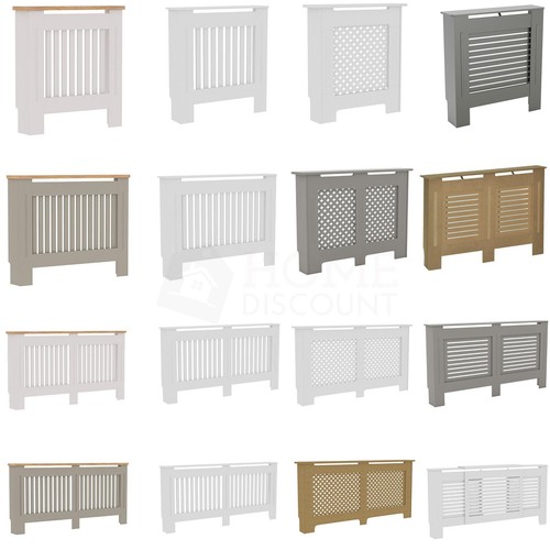 White radiator cover mdf - white,