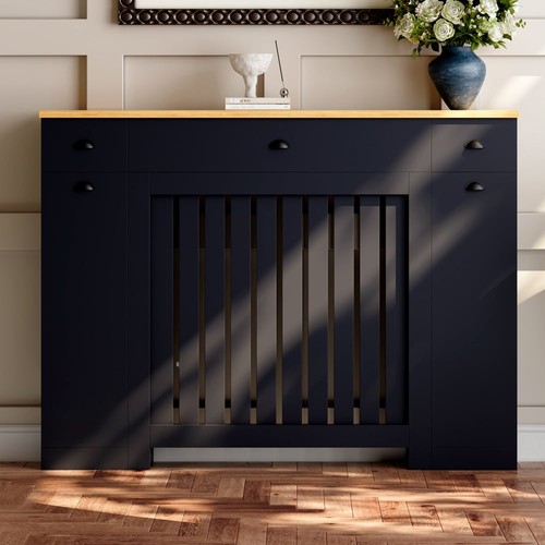 Radiator cover black modern - radiator,