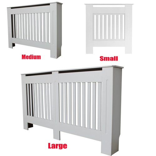 Large white radiator cover - large,
