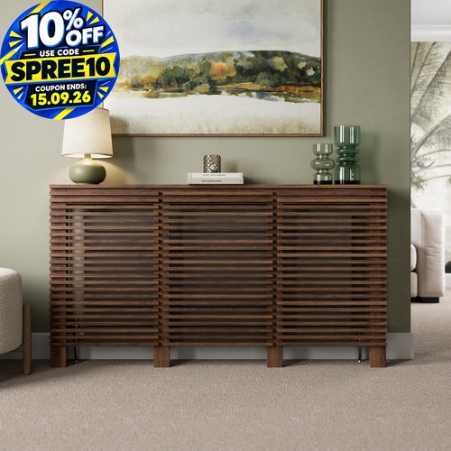 Radiator cover walnut modern - radiator,