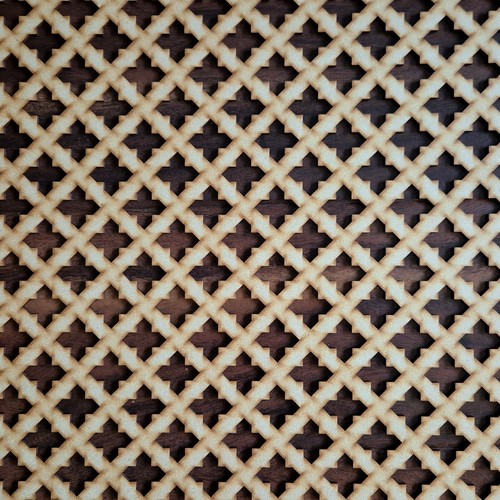 Cross grill decorative screen - grill,
