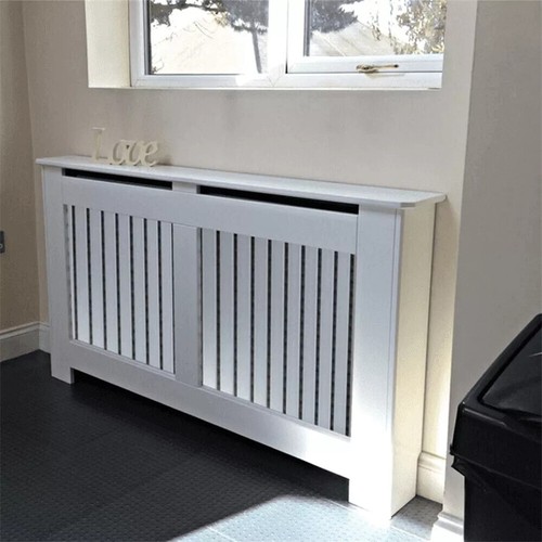 100cm high radiator cover - high, wood