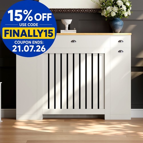 Radiator cover cream modern - radiator,