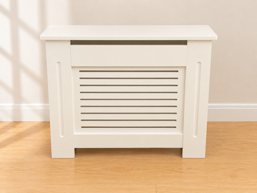 White mdf radiator - radiator, cover