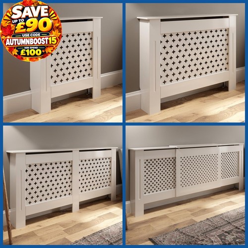 White radiator cover grill - cover,