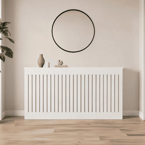 Radiator cover cabinet - cabinet, white