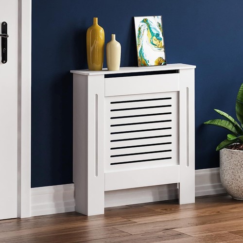 White radiator cover - cover, modern