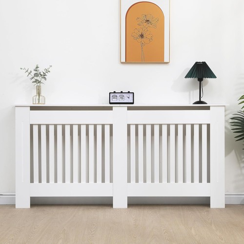 White radiator cover - cover, modern