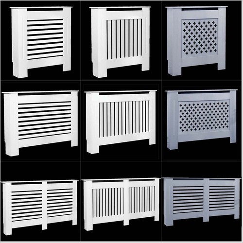 White radiator cover cabinet - white,