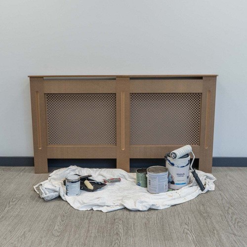 Radiator cover wall cabinet - wall,