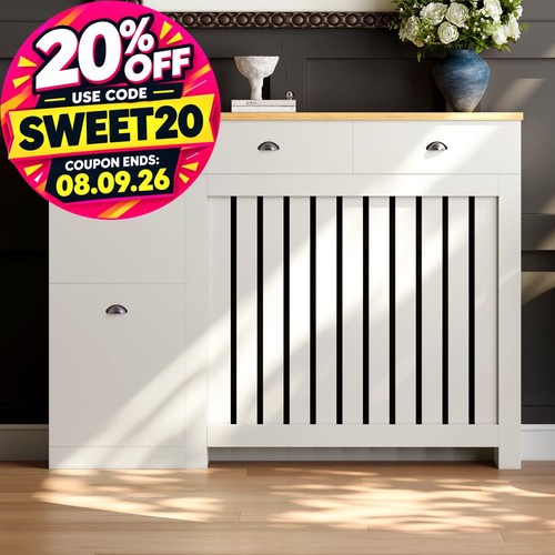 Radiator cover cream modern - radiator,