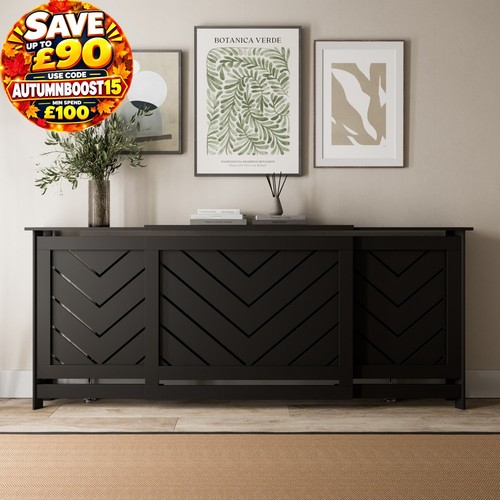 Radiator cover black modern - radiator,
