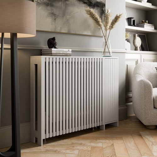 Radiator cover white modern - cover,