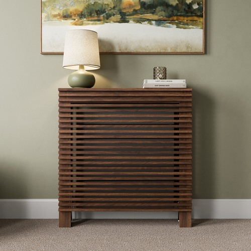 Radiator cover walnut - cover, modern