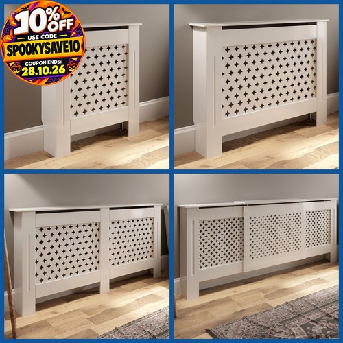 White radiator cover - radiator, grill